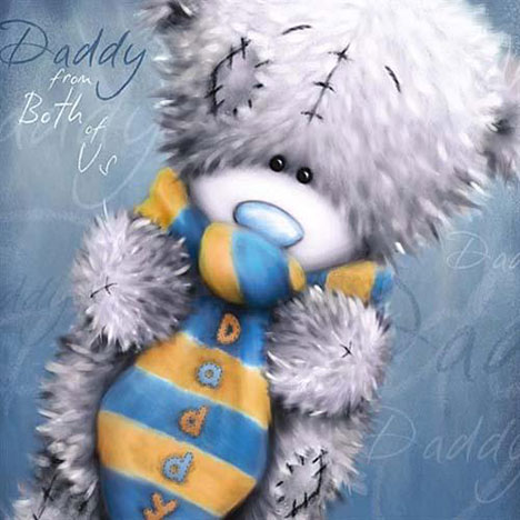 Daddy From Both of Us Me to You Bear Card £2.40